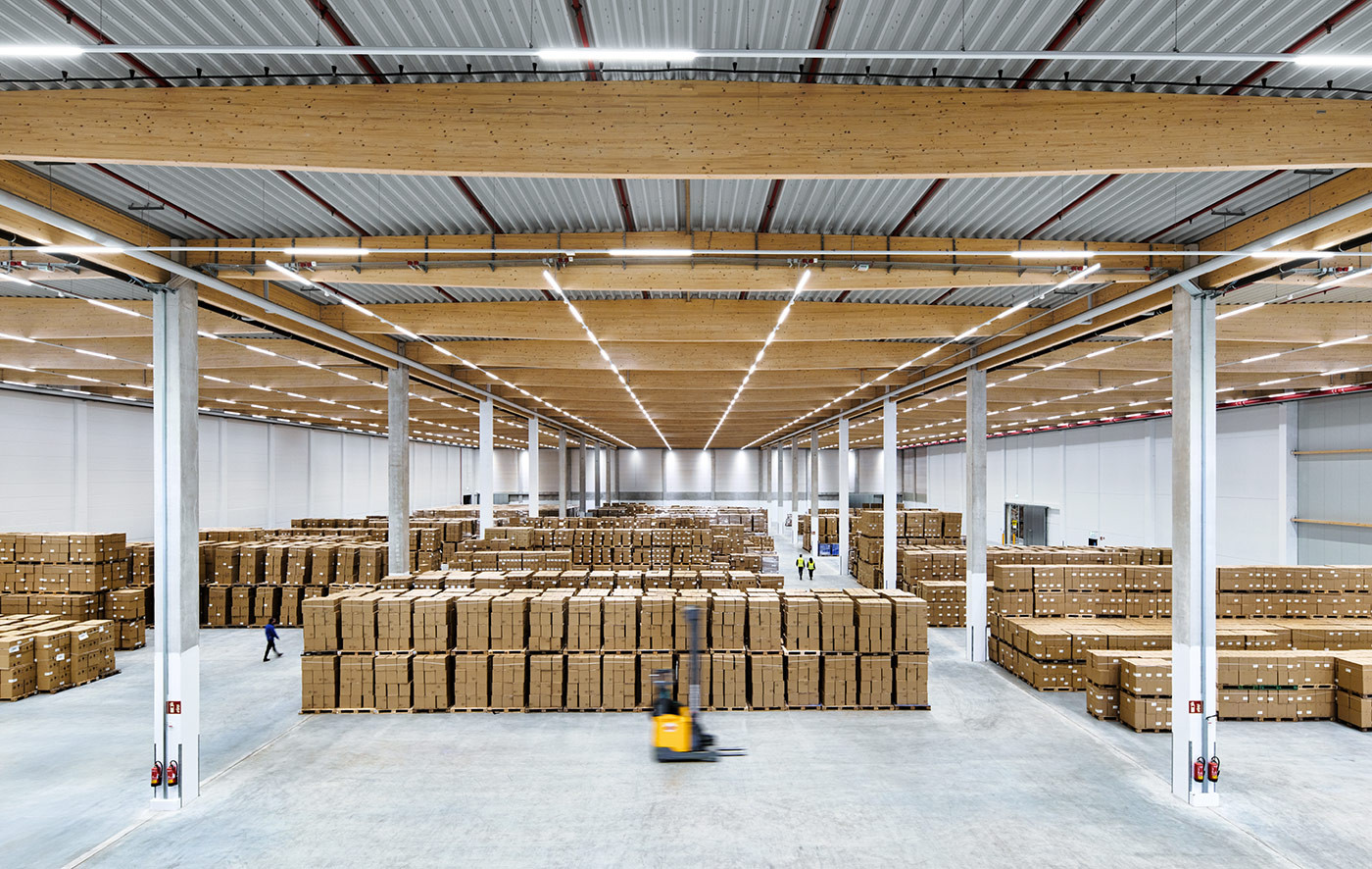 Logistikzentrum in Norddeutschland, Fotografiert für Rhenus.