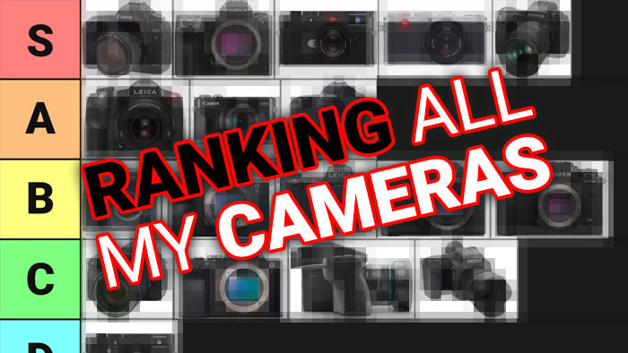 Blog Title Ranking all my cameras